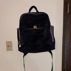 Ergobaby Black diaper bag with Gold Accents